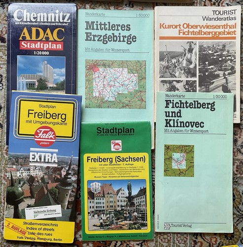 Konvolut stadtpläne chemnitz - konvolut,