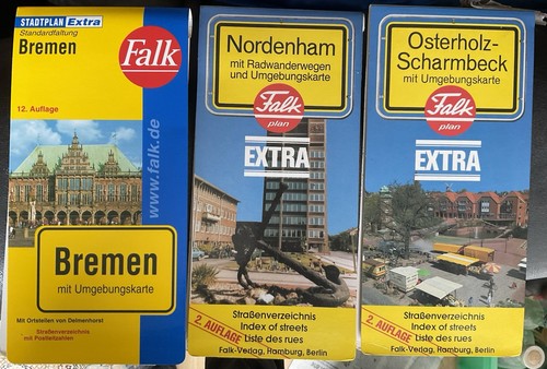 Falk extra stadtpläne - 3x,