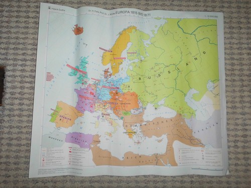 Alte landkarte europa 1815 - alte, bis