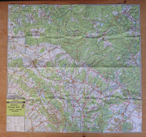 Alte landkarte karte fritsch - landkarte,