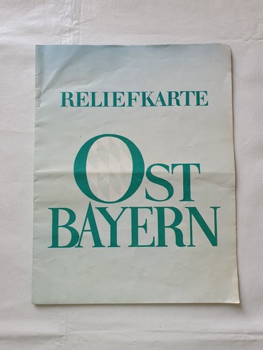 Reliefkarte ostbayern - reliefkarte,