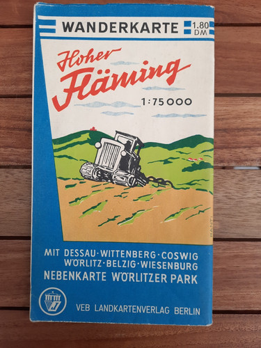 Wanderkarte hoher fläming - hoher,