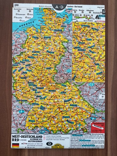 Benco distanz karte 1980er - benco,