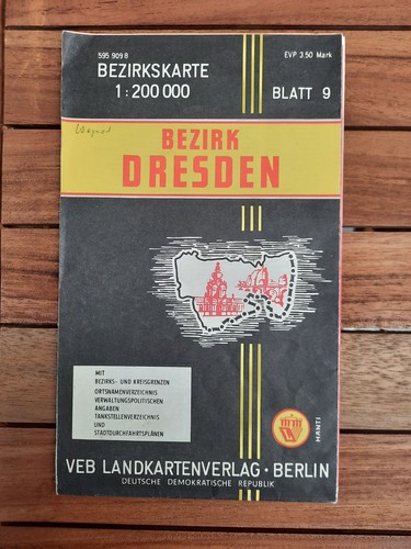 Landkarte bezirk dresden veb - ,,