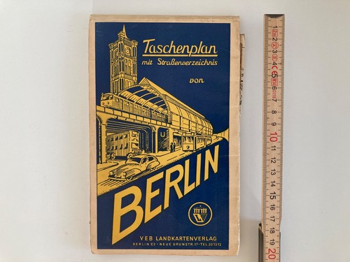 Alter stadtplan berlin ddr - alter,
