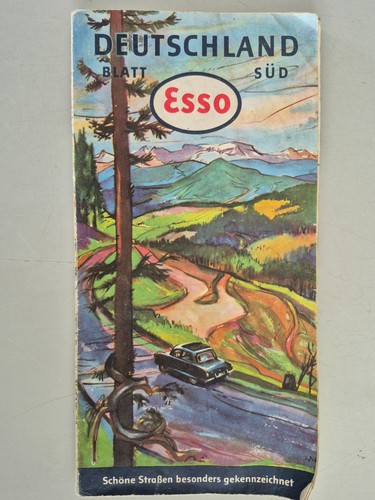 Alte esso strassenkarte - esso,
