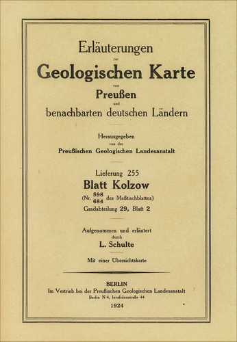 Geologische erläuterung - geologische,