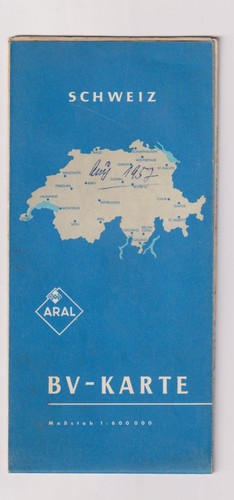 Landkarte schweiz 1955 - schweiz, 1955-1960