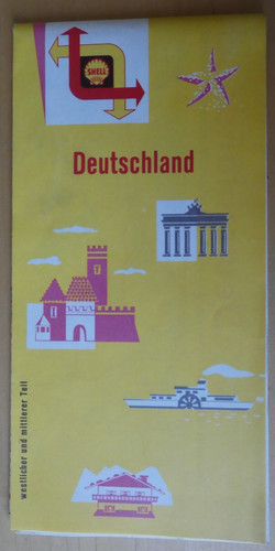 Shell landkarte 1957 - shell,