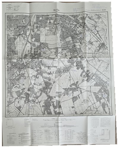 Berlin süd messtischblatt - berlin,