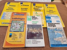 Konvolut: 7 alte Landkarten