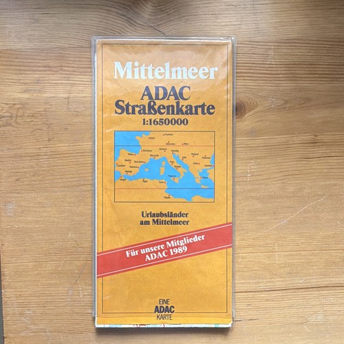 Adac straßenkarte mittelmeer - adac,