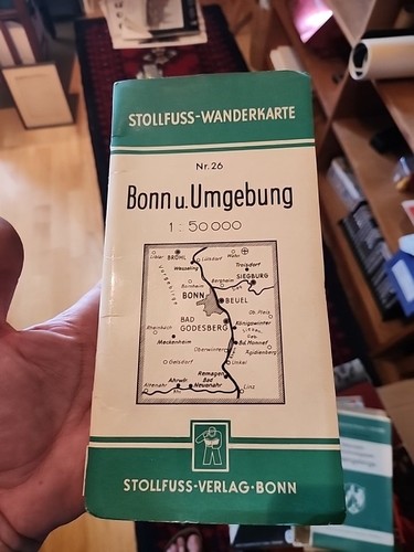 Alte stollfuss wanderkarte - alte,