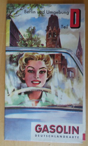 Gasolin landkarte 1956 - ,