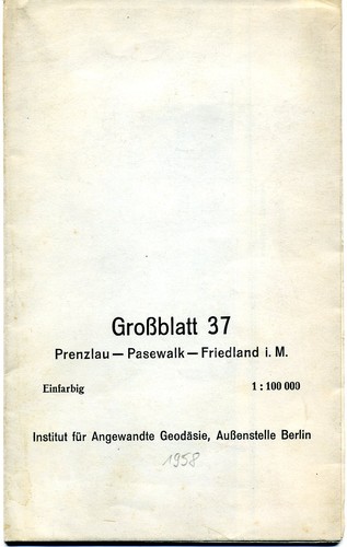 Reichskarte grossblatt - grossblatt, 37
