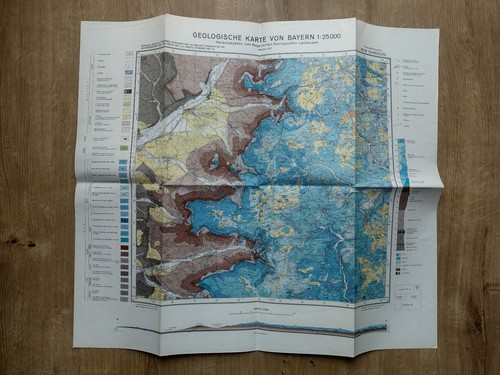 Historische geologische karte - historische,