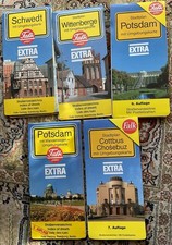 5x Falk Extra Stadtpläne 2x