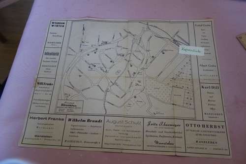 Alter stadtplan von 1947 - alter,