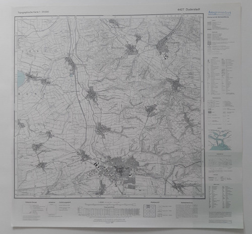 Topographische karte - topographische,
