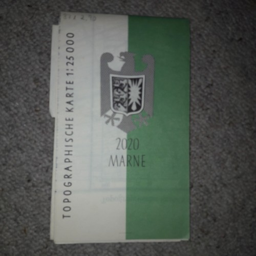 Topographische karte 25 000 - karte, 1:25