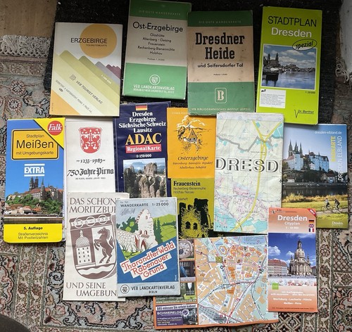 Konvolut stadtpläne dresden - konvolut,