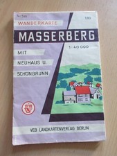Vintage Wanderkarte Masserberg