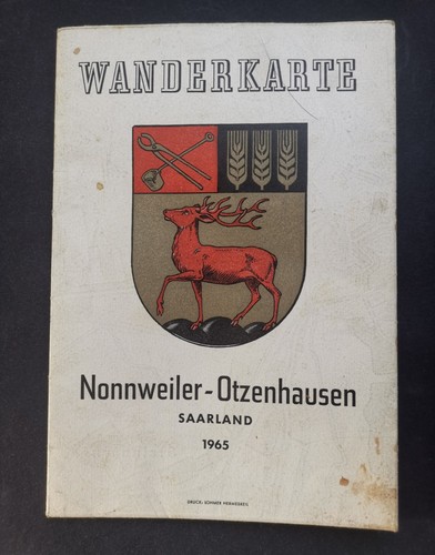 Wanderkarte 1965 nonnweiler - 1965,