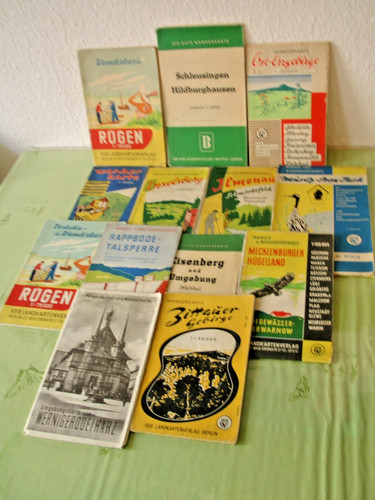Alte ddr wanderkarten - 13,