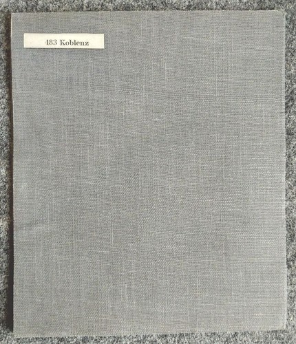 Leinen landkarte 483 koblenz - leinen,