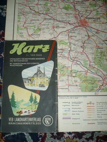 Landkarte harz spezialkarte - landkarte,