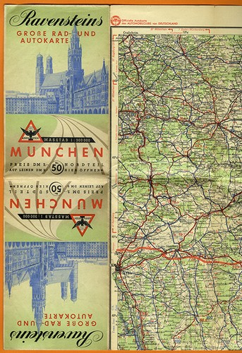 Alte landkarte ravenstein auto - alte,