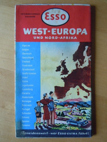 Vintage esso landkarte - ,