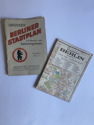 Alter berliner stadtplan mit - stadtplan,