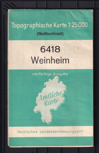 Topographische karte 6418 - nr.,