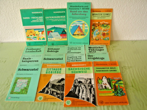 Ddr wanderkarten - ddr,