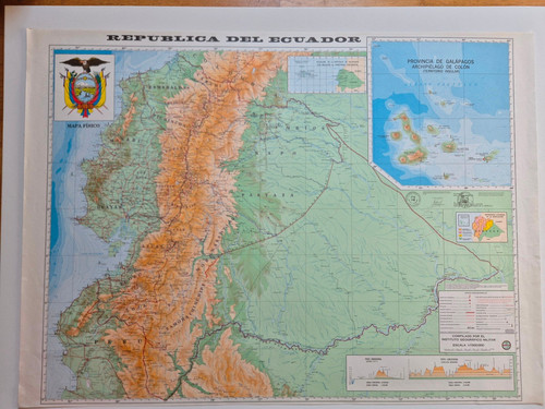 Karte ecuador landkarte - karte,