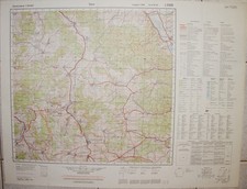 Topographische Karte 1:50 000