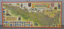 Vintage Landkarte Heimatland