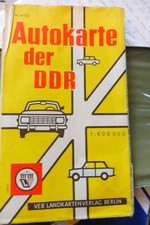 Autokarte der DDR, VEB