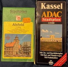 2x Stadtpläne City Maps