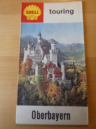 Alte shell touring landkarte - shell,