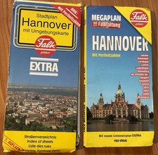 2x FALK Stadtpläne City Maps