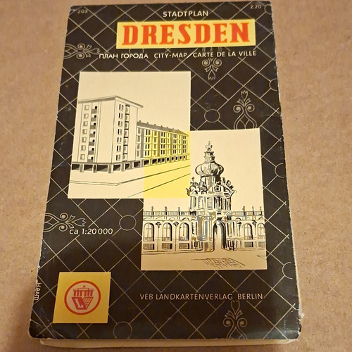 Stadtplan dresden 20 000 - stadtplan, ca.