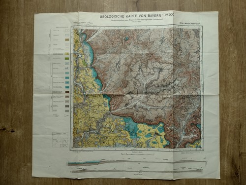 Historische geologische karte - geologische,