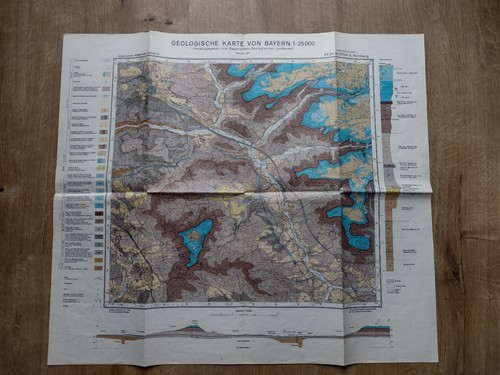 Historische geologische karte - geologische,