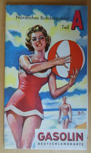 Gasolin landkarte 1956 - gasolin,