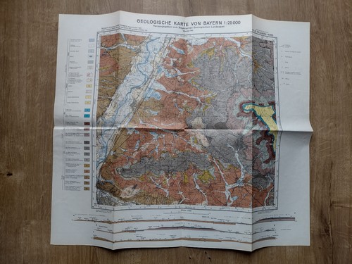 Historische geologische karte - historische,