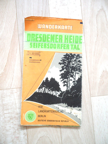 Ddr alte wanderkarte - alte,
